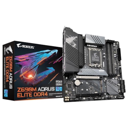 PLACA MÃE GIGABYTE Z690M AORUS ELITE DDR4 M.2 LGA 1700