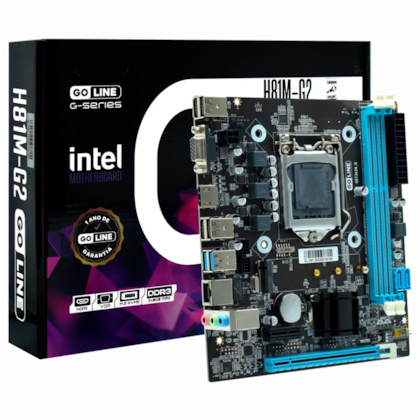 Placa Mãe Goline H81m-g2 Ddr3 Lga 1150 M.2 Gl-h81m-g2