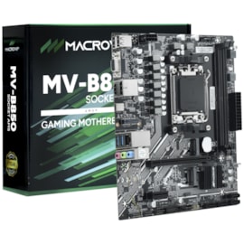 Placa Mãe Macrovip B850 Ddr5 Am5 Matx M.2 Display Port Hdmi Usb 3.0 Mv-b850