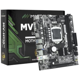 Placa Mãe Macrovip H110 Ddr4 Lga 1151 Matx M.2 Display Port Hdmi Usb 3.0 Mv-h110v2