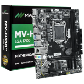 Placa Mãe Macrovip H510 V3 Ddr4 Lga 1200 Matx M.2 Nvme Hdmi Display Port Usb 3.0 Mv-H510 V3