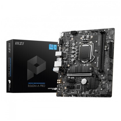 Placa Mãe Msi B560m-a Pro Ddr4 Lga 1200 M.2 Hdmi Vga 911-7d20-010