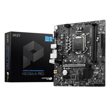 PLACA MÃE MSI H510M-A PRO DDR4 M.2 LGA1200