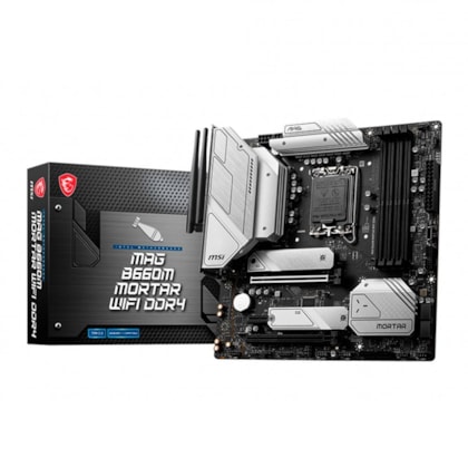 PLACA MÃE MSI MAG B660M MORTAR WIFI DDR4 911-7D42-009