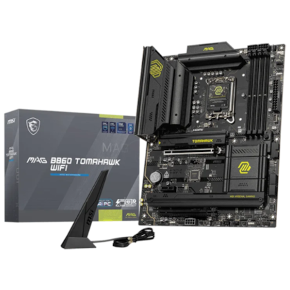 Placa Mãe Msi Mag B860 Tomahawk Wifi Ddr5 Lga 1851 Atx M.2 Nvme Hdmi Display Port Usb Tipo C 911-7e39-001