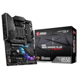 Placa Mãe Msi Mpg B550 Gaming Plus Ddr4 Am4 Atx Hdmi Display Port 911-7c56-060