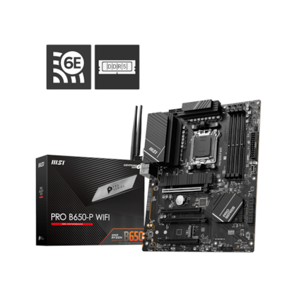 Placa Mãe Msi Pro B650-p Wifi Am5 Ddr5 Dp Hdmi Usb-c 911-7D78-001