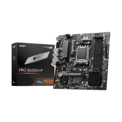 Placa Mãe Msi Pro B650m-p Ddr5 Am5 Matx M.2 Nvme Vga Hdmi Display Port 911-7e27-006