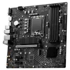 Placa Mae Msi Pro B760m-p Ddr4 Lga 1700 Matx Hdmi Display Port Vga M.2 Usb 3.2 911-7e02-006