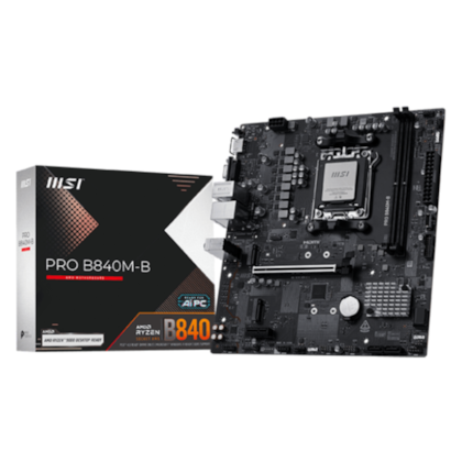 Placa Mãe Msi Pro B840m-b Ddr5 Am5 Matx M.2 Nvme Vga Hdmi Usb 3.0 911-7e76-002