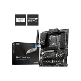 Placa Mãe Msi Pro Z790-P Wifi Ddr5 Lga 1700 Atx M.2 Nvme Hdmi Display Port Usb Tipo C 911-7E06-022