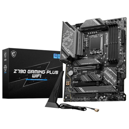 Placa Mãe Msi Z790 Gaming Plus Wifi Ddr5 Lga 1700 Atx M.2 Nvme Hdmi Display Port Usb Tipo C 911-7E06-061