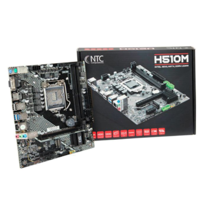Placa Mãe Ntc H510M Ddr4 Lga 1200 Matx M.2 Nvme Hdmi Vga Usb 3.0 H510M-Ntcbh004