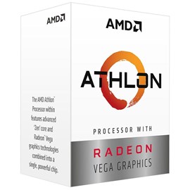 Processador Amd Athlon 3000g Am4 3.5 Ghz Base 5 Mb Cache 2-core 4-threads Yd3000c6fhbox