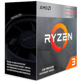 Processador Amd Ryzen 3 3200g Am4 3.6ghz Base 4.0ghz Max 6mb Cache 4-core 4-threads Yd3200c5fhbox