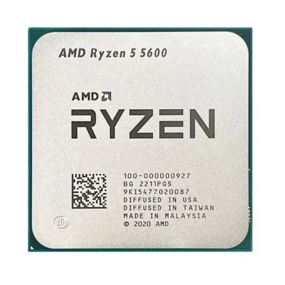 Processador Amd Ryzen 5 5600 Am4 3.5 Ghz Base 4.4 Ghz Max 35 Mb