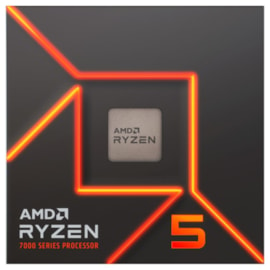 Processador Amd Ryzen 5 7600 Am5 3.8 Ghz Base 5.1 Ghz Max 38 Mb Cache 6-core 12-threads 100-100001015box