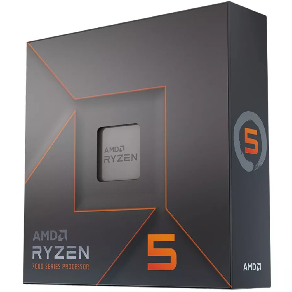 CPU AMD Ryzen 5 7600X CPU Processador Amd Ryzen 5 7600x Am5 4.7 Ghz 5.3ghz Max 38 Mb Cache 6