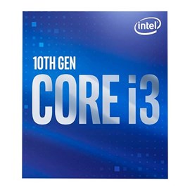 Processador Intel Core I3-10100 Lga 1200 3.6 Ghz Base 4.3 Ghz Max 6 Mb Cache 4-core 8-threads Bx8070110100
