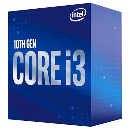 Processador Intel Core I3-10100f Lga 1200 3.6 Ghz Base 4.3 Ghz Max 6 Mb Cache 4-core 8-threads Bx8070110100f