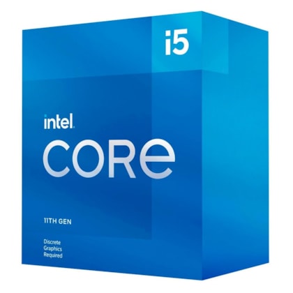 Processador Intel Core I5 11400f Lga 1200 2.6 Ghz Base 4.4 Ghz Max 12 Mb Cache 6-core 12-threads Bx8070811400f