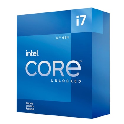 Processador Intel Core I7 12700kf Lga 1700 3.6 Ghz Max 5.0 Ghz 25 Mb Cache 12-core 20-threads Bx8071512700kf