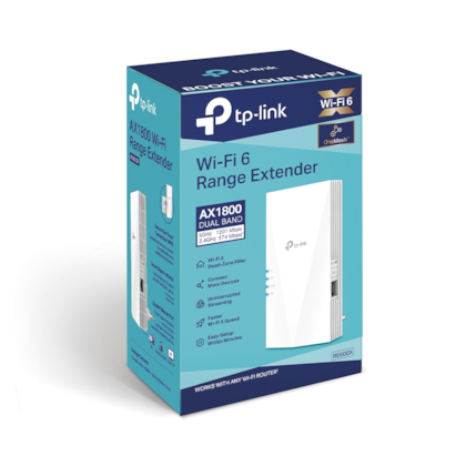 Repetidor Wireless Tp-link Re600x Ax1800 Wi-fi 6 Dual Band Wifi 6