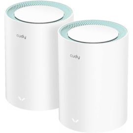 Roteador Cudy Ac1200 M1300 Mesh Gigabit Kit Com 2 Branco M1300(2-pack)_us V2.0