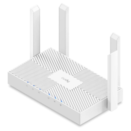 Roteador Cudy Ac1200 Wr1300e Gigabit Dual Band 867 Mbps 4 Antenas Branco Wr1300e_us V1.0