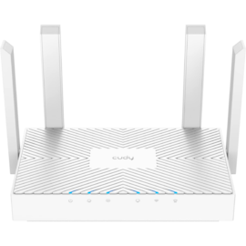 Roteador Cudy Ac1200 Wr1300e Gigabit Dual Band 867 Mbps 4 Antenas Branco Wr1300e_us V1.0