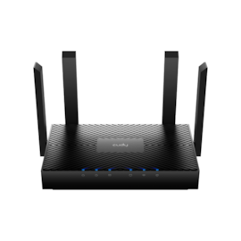 Roteador Cudy Ax3000 Wr3000 Wifi 6 Gigabit Dual Band 2.4/5 Ghz 4 Antenas Preto Wr3000_Eu V1.0