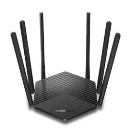 Roteador Mercusys Mr50g Ac1900 Dual Band 2.4/5.0ghz 6 Antenas Preto Mr50g Us/1.0