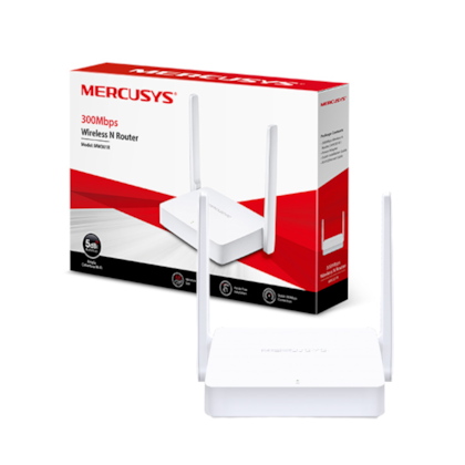 Roteador Mercusys Mw301R Wireless 300Mbps Ipv6 5Dbi 2 Antenas Mw301R Br/3.30