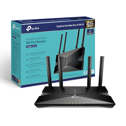 Roteador Tp-link Archer Ax23 Dual Band 2.4/5 Ghz Wi-fi 6 Gigabit Ax1800