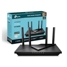 Roteador Tp-link Ax3000 Archer Ax55 Pro Wifi 6 Dual Band 2.4/5 GHz 4 Antenas Preto Archer Ax55 Pro (us) Ver2.0