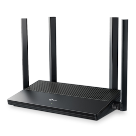 Roteador Tp-Link Ax3000 Ex521 Wifi 6 Gigabit Dual Band 2.4/5 Ghz 4 Antenas Preto Ex521 Br/1.X