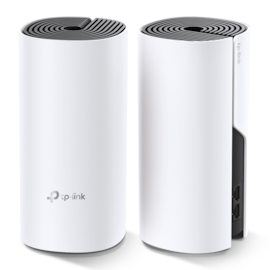 Roteador Wifi Mesh Tp-Link Ac 1200 Deco M4 Kit Com 2 Mesh Gigabit Dual Band Deco M4(2-Pack) Br/2.X