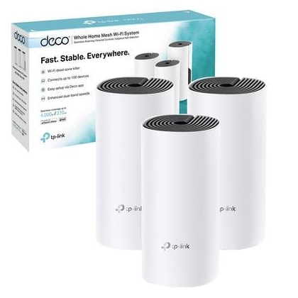 Roteador Wifi Mesh Tp-link Ac1200 Deco M4 Gigabit Dual Band Deco M4(3-pack)