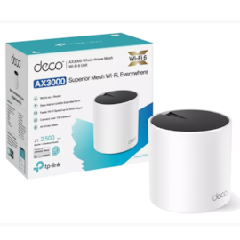 Roteador Wifi Mesh Tp-link Ax 3000 Deco X55 Wifi 6 Gigabit Dual Band Deco X55(1-pack) US/1.3