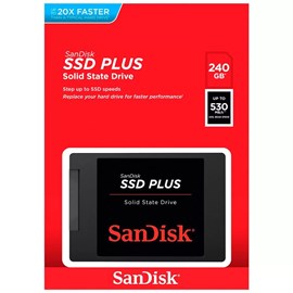 Ssd 240gb Sandisk G26 Plus Leitura E Gravação 530mb/s - 440mb/s Sdssda-240g-g26