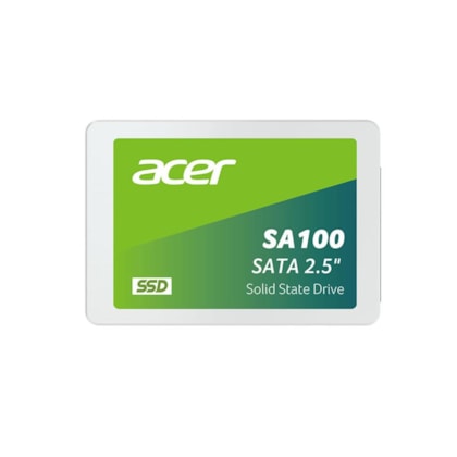 Ssd Acer 480gb Sata Iii Leitura E Gravação 560mb/s-500mb/s Sa100-480gb