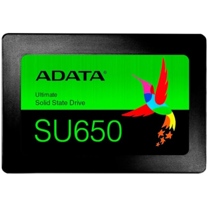 Ssd Adata Su650 120gb Sata Leitura E Gravação 520mb/s - 450mb/s Asu650ss-120gt-r