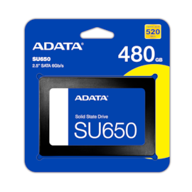 Ssd Adata Su650 480gb Sata III 2,5 7mm Leitura E Gravacao 520mb/s - 450mb/s Asu650ss-480gt-r Ssd Adata Su650 480gb Sata III 2,5 7mm Leitura E Gravacao 520mb/s - 450mb/s Asu650ss-480gt-r