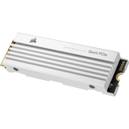 Ssd Corsair 1tb M.2 Nvme Mp600 Pro Lpx Branco Leitura E Gravação 7100mb/s - 5800mb/s Gen4x4 Cssd-f1000gbmp600plpw