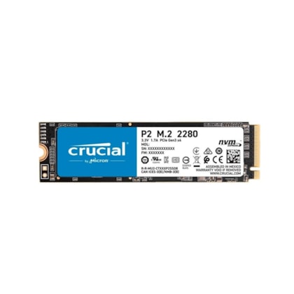 SSD CRUCIAL 1TB P2 M.2 NVME CT1000P2SSD8