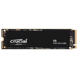 Ssd Crucial M.2 1tb P3 Nvme Leitura E Gravação 3500mb/s - 3000mb/s Gen3x4 Ct1000p3ssd8