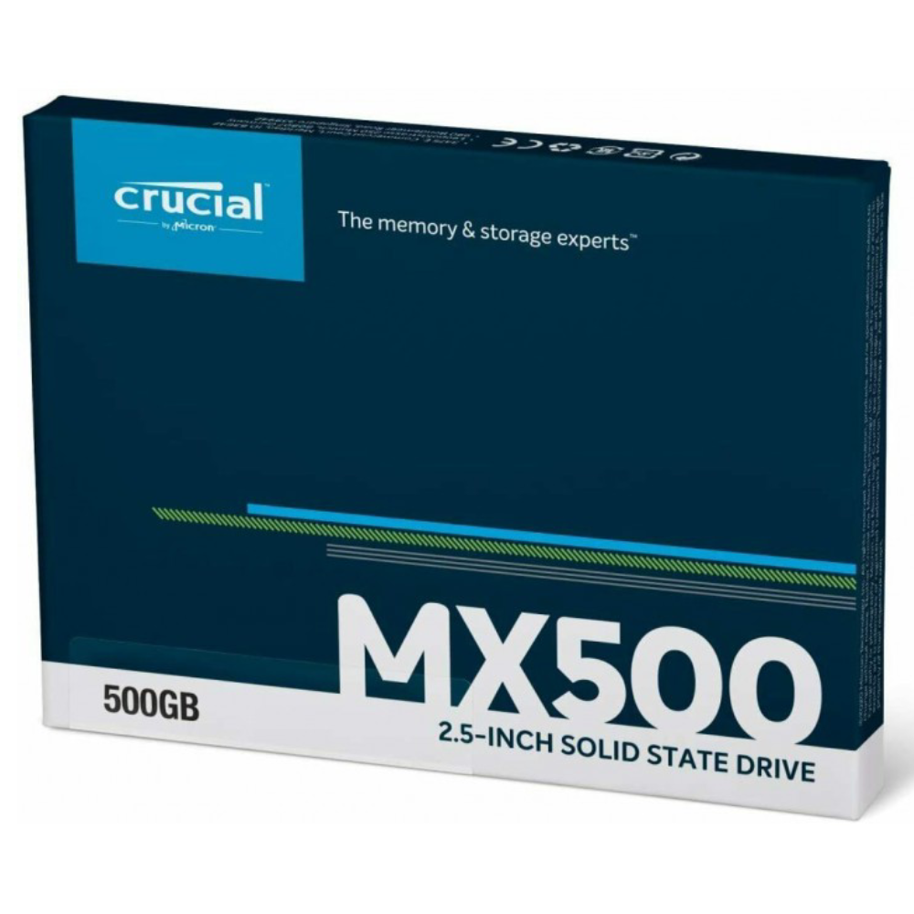 Ssd Crucial Mx500 500gb Leitura E Gravação 560mb/s - 510mb/s