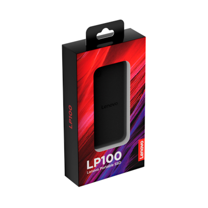 Ssd Externo Lenovo Lp100 1tb Usb 3.2 Usb Tipo C Gen2x2 Leitura E Gravação 450 Mb/s - 445mb/s