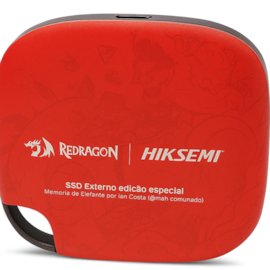Ssd Externo Redragon 512gb Usb 3.2 Leitura E Gravação 450 Mb/s Gd802