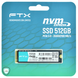 Ssd Ftx 512Gb M.2 Nvme 2280 Leitura E Gravação 3500Mb/S - 2100Mb/S Gen3X4 Ftx-512G-Nvme3
